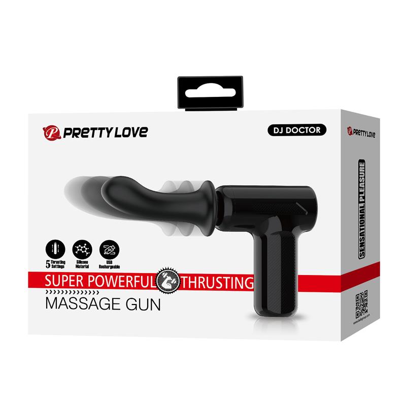 Pretty Love - Dj Doctor Masajeador 5 Configuraciones Negro