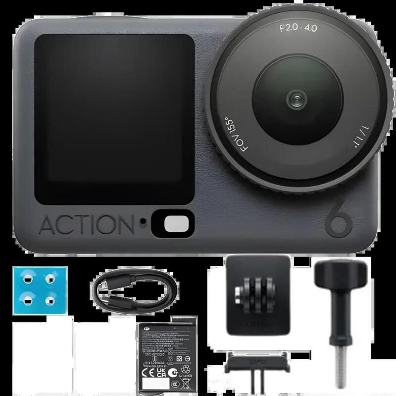 Dji Osmo Action 6 Standard Combo 64gb 4k Ultrahd Wifi Bt - Desprecintado