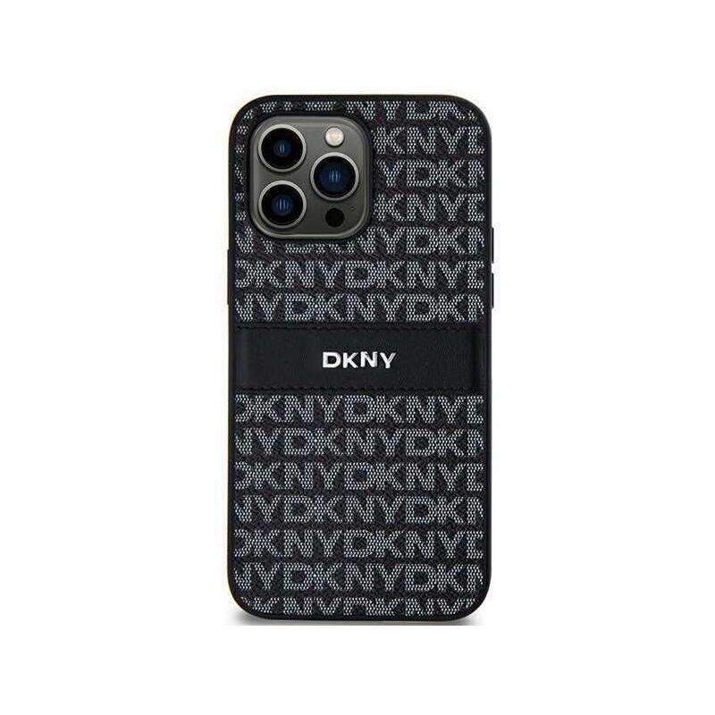 Dkny Dkhcs24mprthslk S24+ S926 Negro Hardcase Leather Mono Stripe & Metal Logo