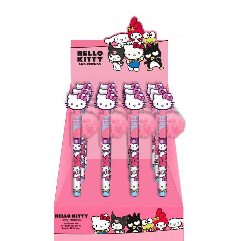 Dlugopis Z Toperem Hello Kitty Display 12 Sztuk