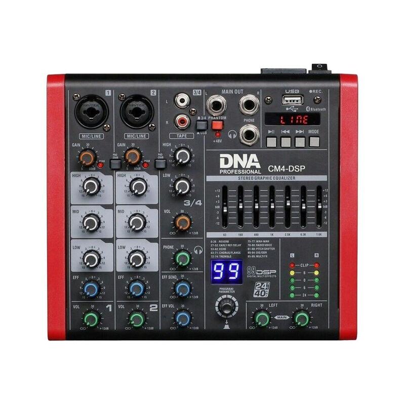 Dna Cm4-Dsp - Mikser Audio, Usb, Mp3, Bluetooth, Phantom