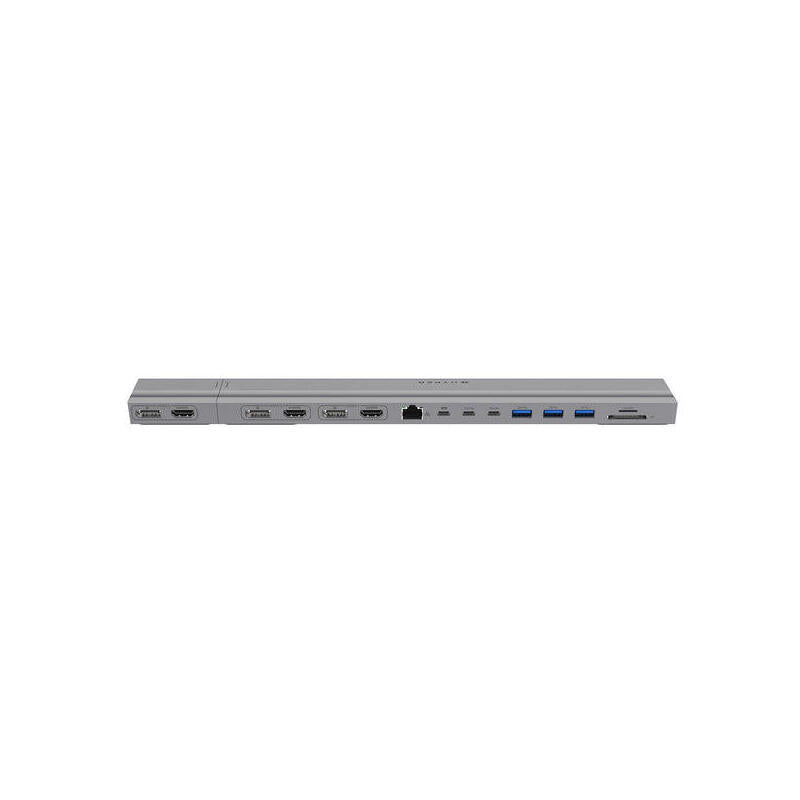 Dock Targus Hyperdrive 4k 2 X Usb 3.2 Gen 2 (3.1 Gen 2) Type-C Plata
