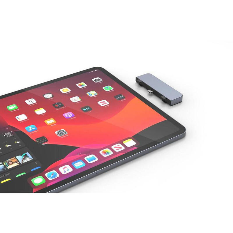 Dockingstation Hyperdrive 4 En 1 Usb-C Ipad Pro4-In-1 Hd319e-Silver