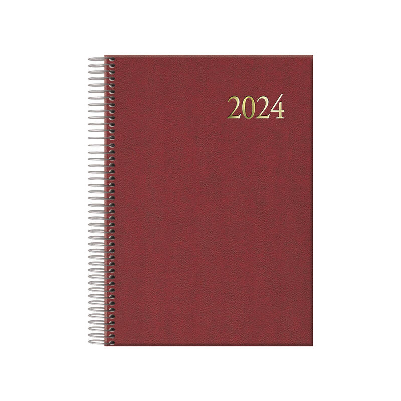 Dohe Agenda Anual Segovia 14x20cm Espiral D/P Burdeos 2024