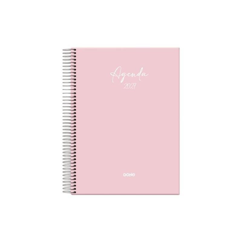 Dohe Agenda Anual Serenity Espiral 14x20cm Dp Rosa 2027