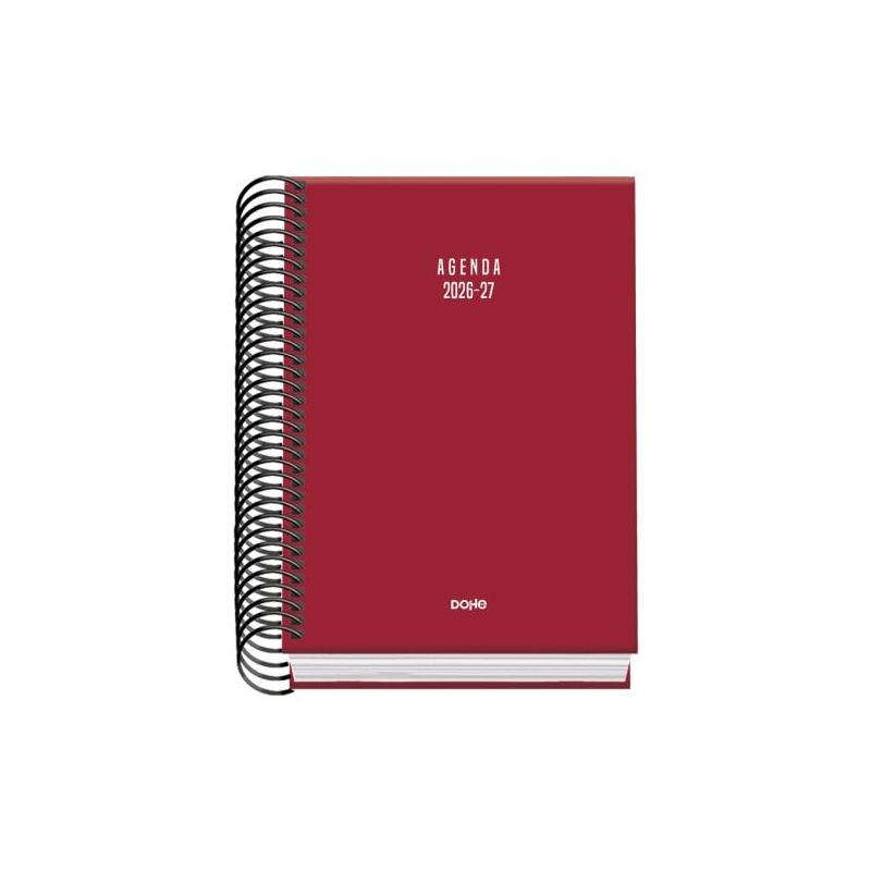 Dohe Basic Colour Vibes Agenda Escolar 26/27 - Formato A6 - Dia Pagina - Papel Offset Ahuesado 70g - Cubierta De Carton