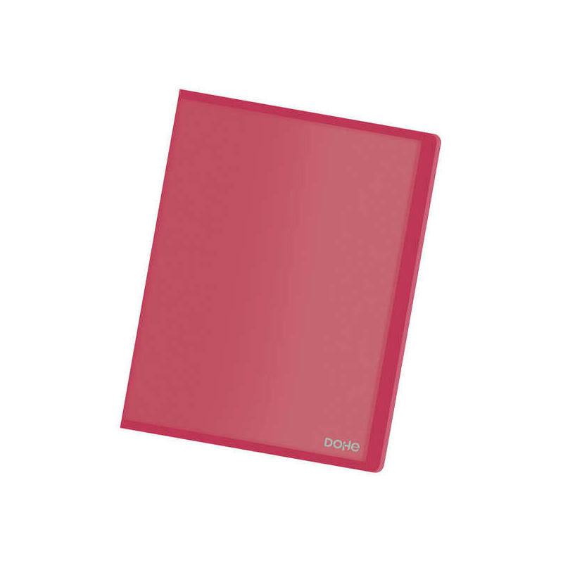 Dohe Carpetas Con Fundas En Tamaño Din A4 - Tapa Flexible De Polipropileno Translucido - Fundas Transparentes Soldadas