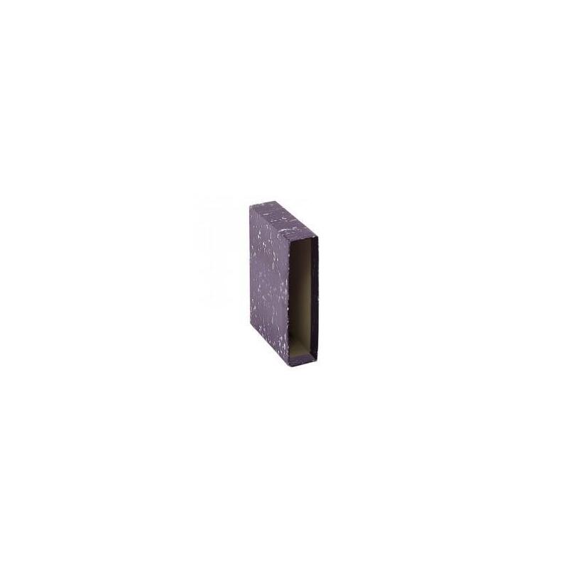 Dohe Funda Archivador Archinovo Cuarto Apaisado Lomo Ancho Negro Jaspeado