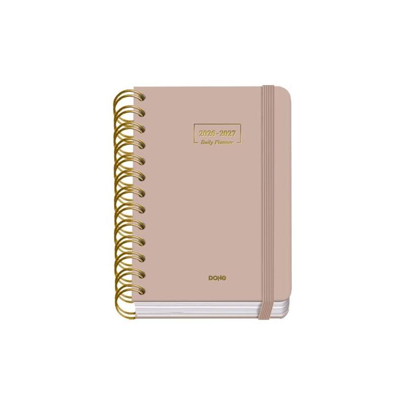 Dohe Premium Agenda Escolar 26/27 - Formato A6 - Dia Pagina - Papel Offset Ahuesado 80g - Cubierta De Carton