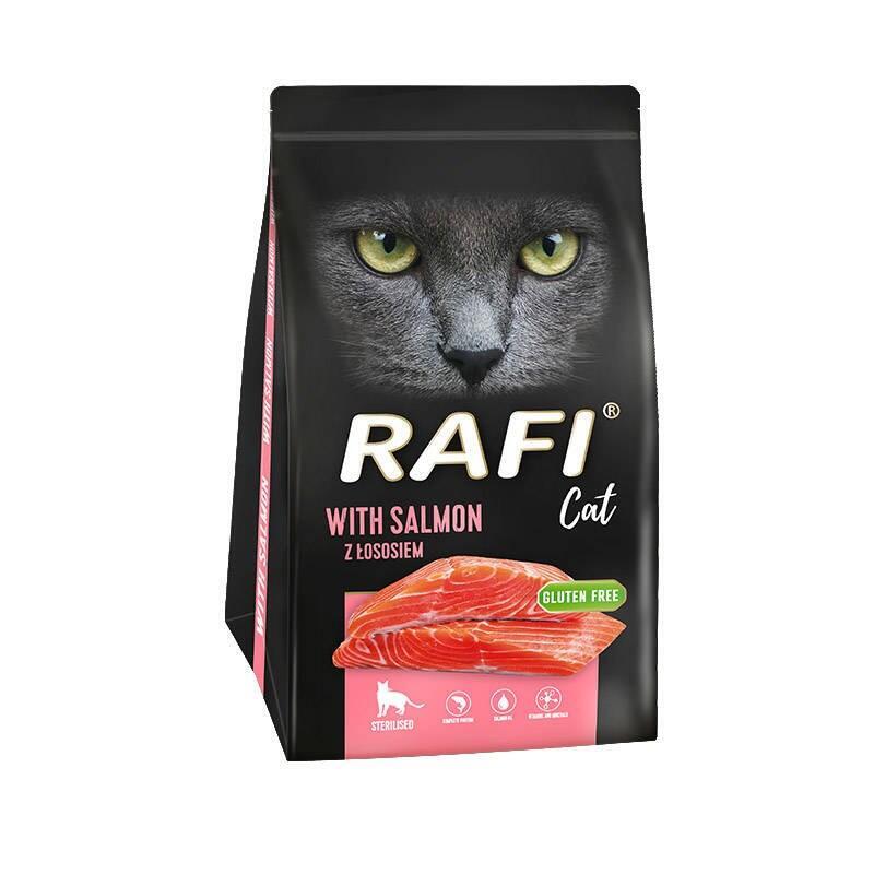 Dolina Noteci Rafi Cat Sterilised Z Lososiem Sucha Dla Kota1,5kg