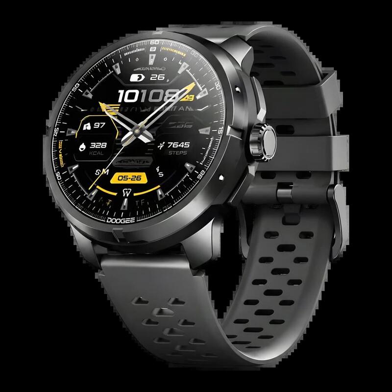 Doogee Anymoving M1 Pro 5atm Water-Resistant Sports Smartwatch With Gps Black
