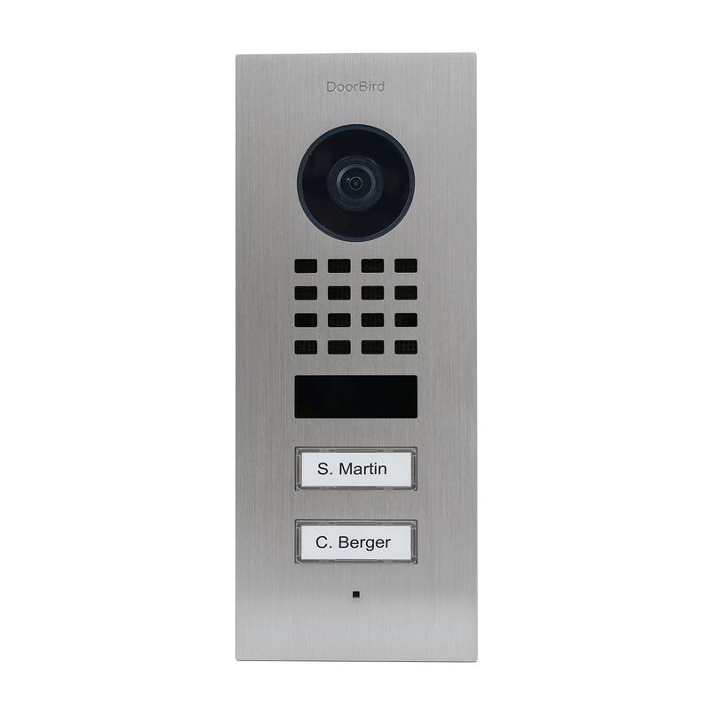Doorbird D1102v Ip Vid. Türst. V2a Edels. 2ruftasten Unterputz