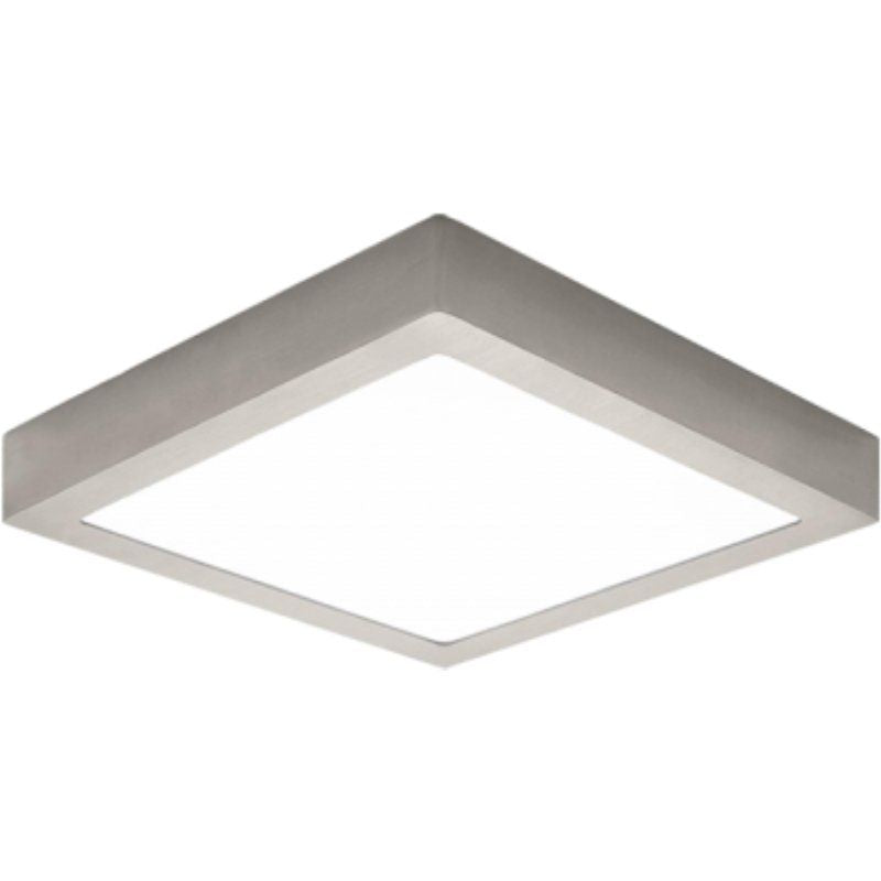 Downlight Iglux Sup-102418-Ns Cuadrado Ø220x220x35mm Potencia 18w 1540 Lúmenes 3000 K Níquel