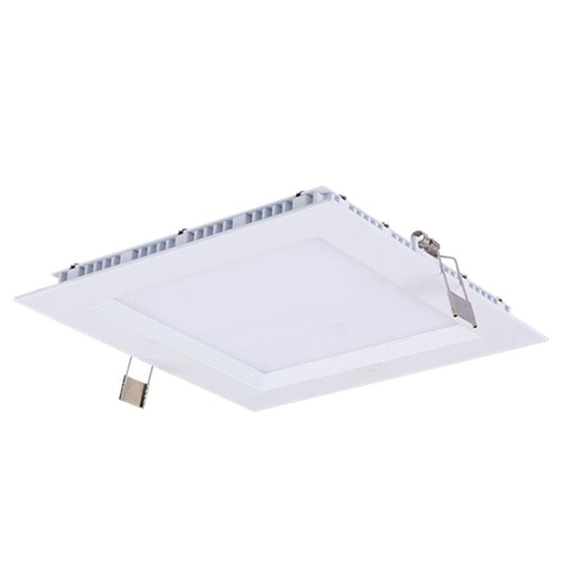 Downlight Led Silver Electronics Gort Cuadrado Y Empotrable 1300 18w 6000k Blanco