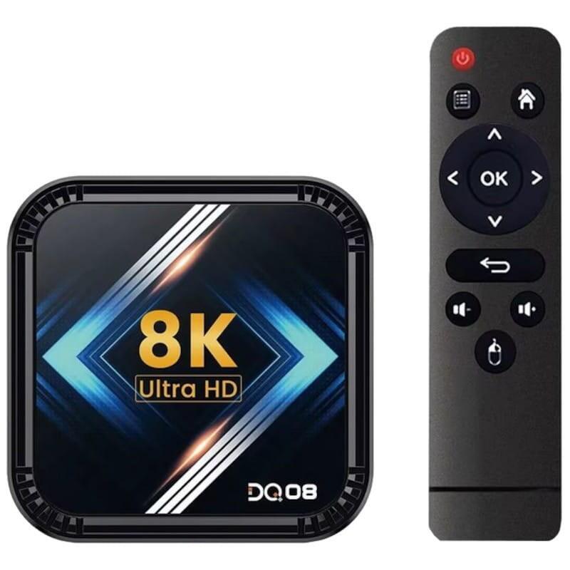 Dq08 8k Rk3528 4gb/64gb Wifi Dual Android 13 Negro - Android Tv