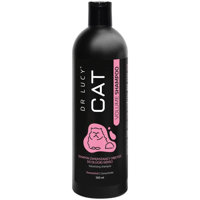 Dr Lucy - Cat Volume Shampoo 500 Ml Concentrado, Champú Que Aumenta El Volumen Para Gatos De Pelo Largo