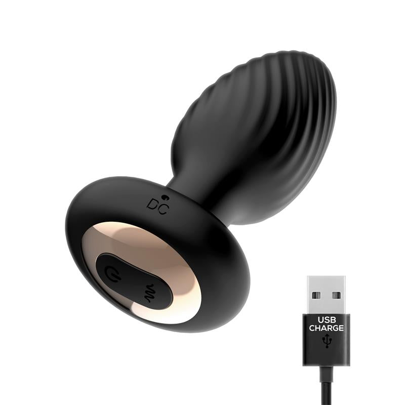 Drago Plug Anal Vibración, Movimiento Twister 360º Y Control Remoto