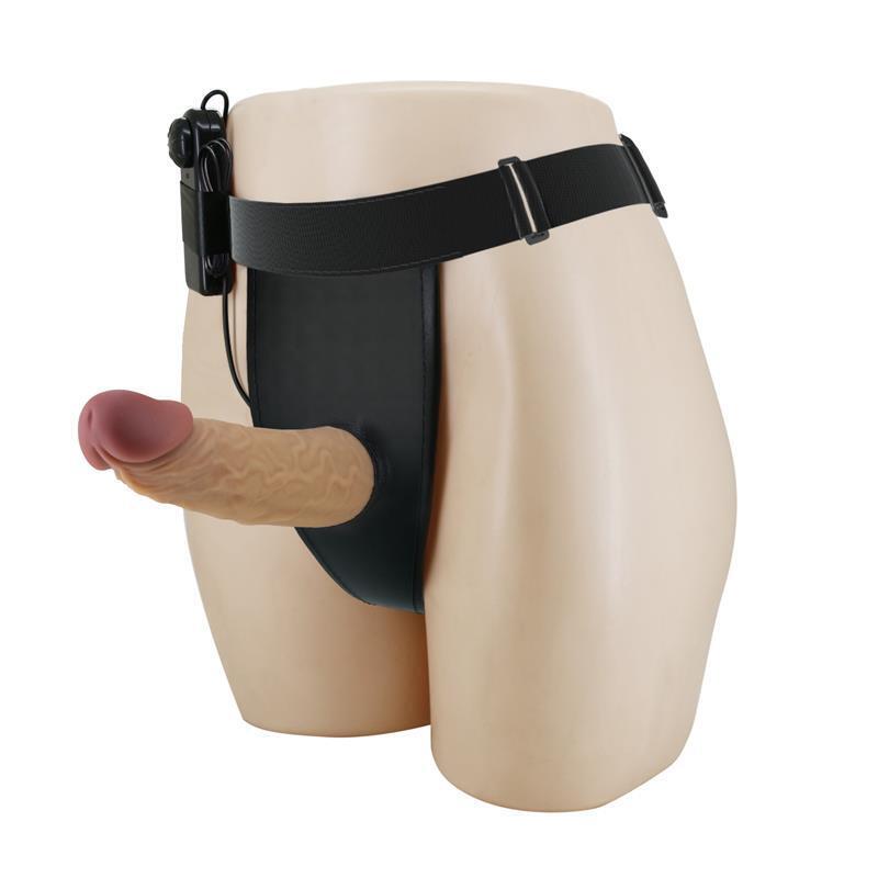 Draven Arnés Con Dildo Hueco Con Vibración