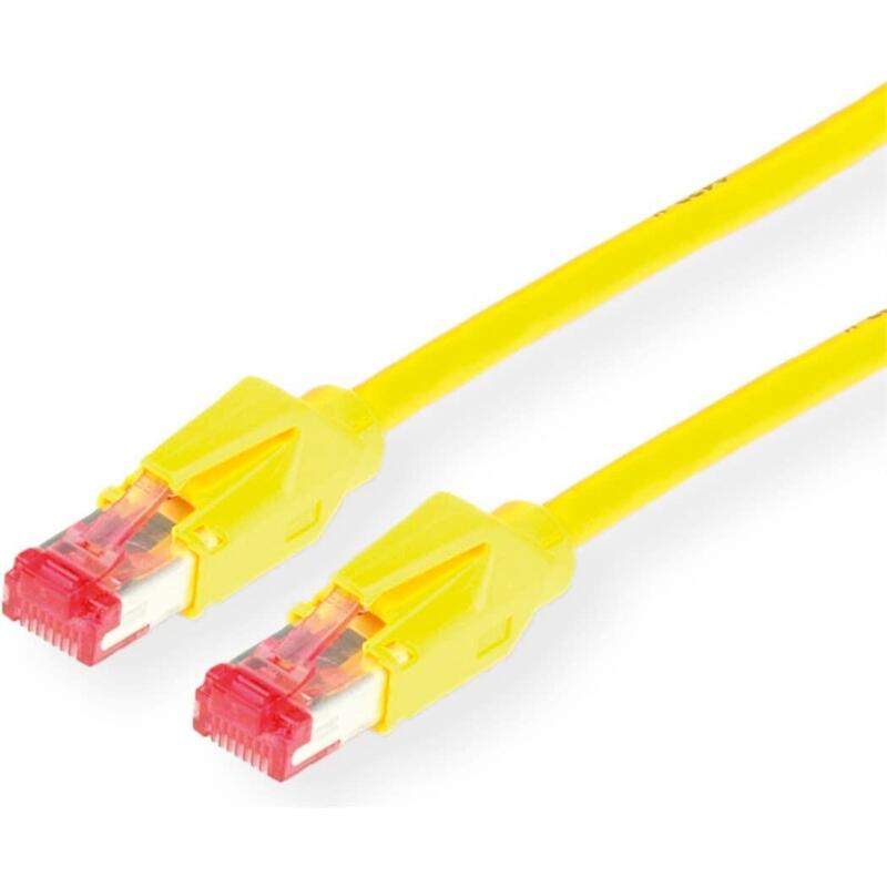 Dtwyler Cable De Red Cat.6 (Class E) S Ftp, Cu 7702 Flex Lsoh, Hirose Tm21, Gelb, 2 M
