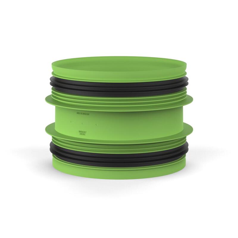 Duco Connection Piece With Joint  D160-D160 (M M)