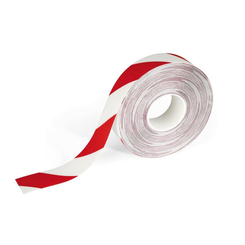 Durable Cinta De Señalización Para Suelo Duraline« 50/05 Selbstkl. Rojo/W