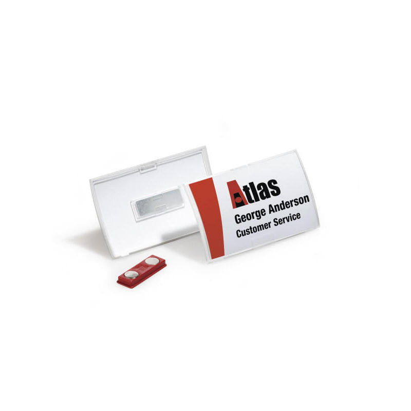 Durable Namensschild Click Fold M Magnet 40x75mm 10 St
