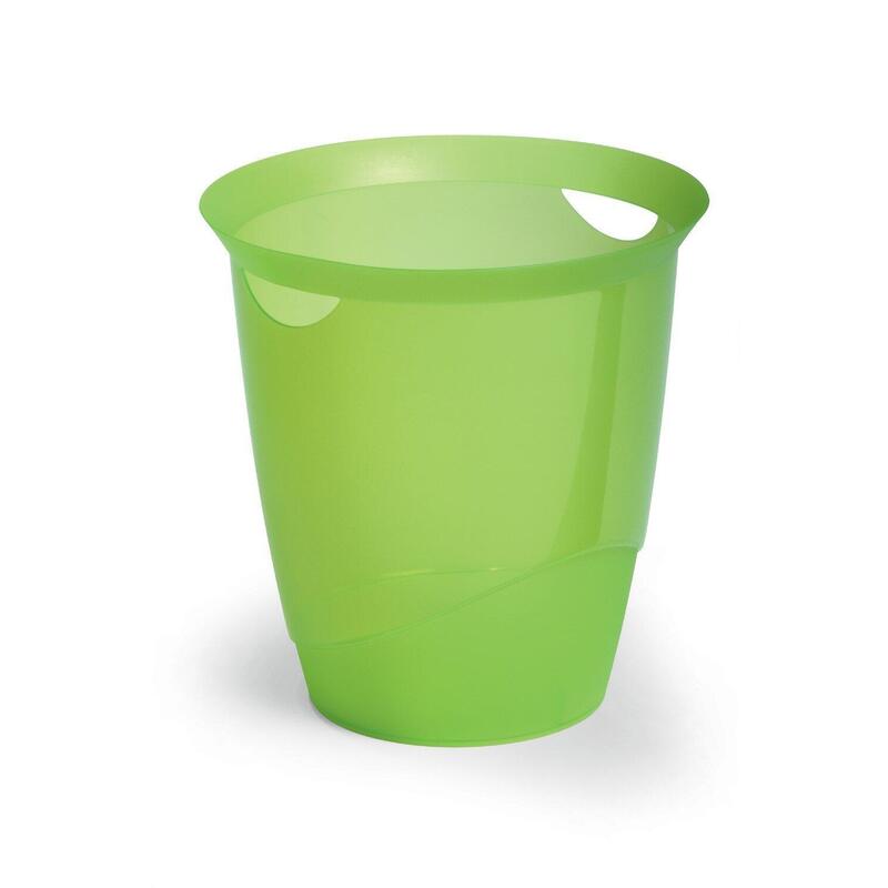 Durable Trend Papelera 16l Transluzent Verde