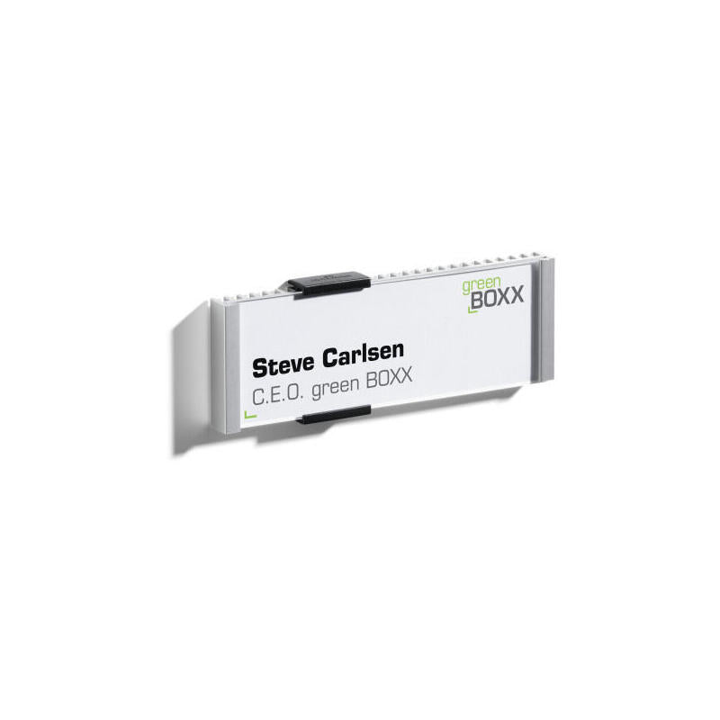 Durable Türschild Info Sign 149x52,5mm Metallic Plata