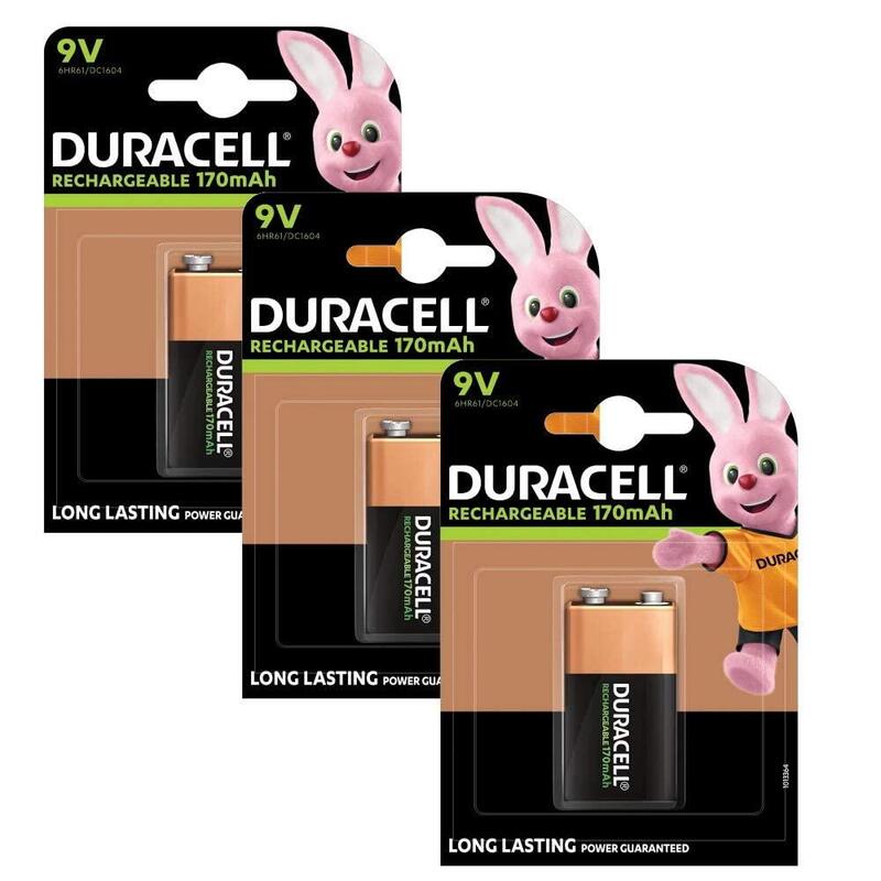 Duracell Duracell Rechargeable 9v 3 Pack Para Common Consumer Battery Bun0054a