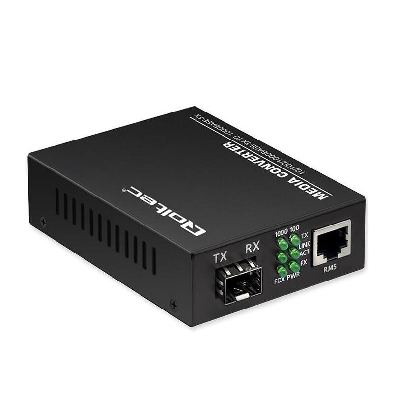 Dwukierunkowy Media Konwerter Switch Ethernet 1x Rj45 1x Sfp 1000mb/S 5v