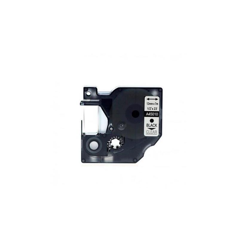 Dymo D1 45010 Negro/Transparente Cinta Rotuladora Generica S0720500