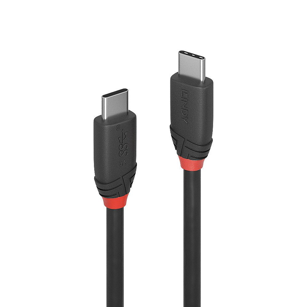 Lindy Usb 3.1 Cable Typ C/C 3a Negro Line M/M 0.5m