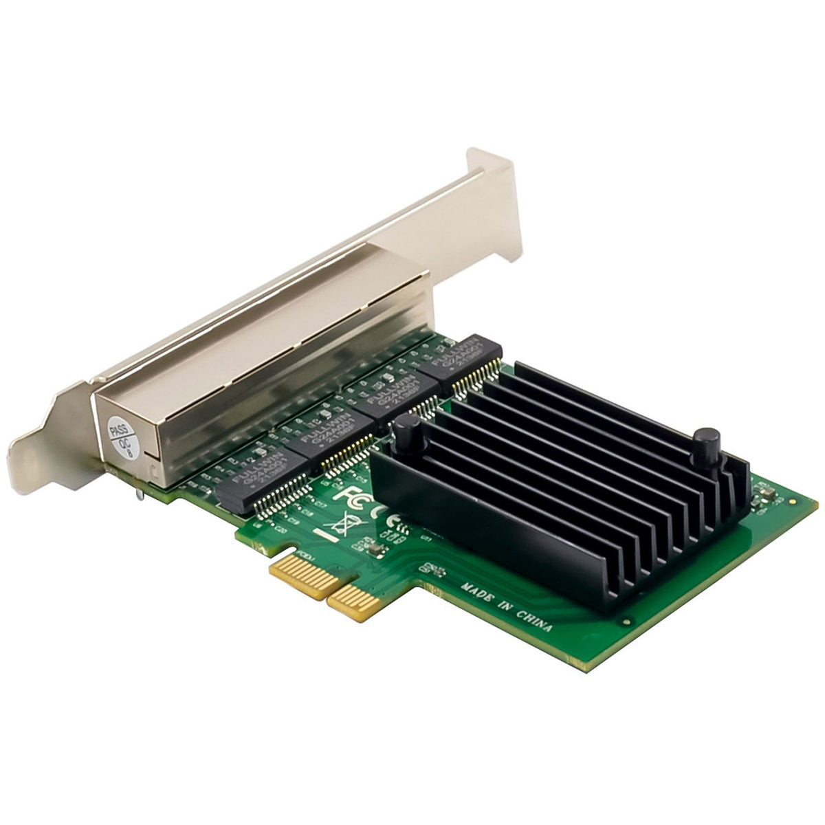 Inline Quad Gigabit Tarjeta De Red - 4x Rj45 1 Gb/S - Pcie X1