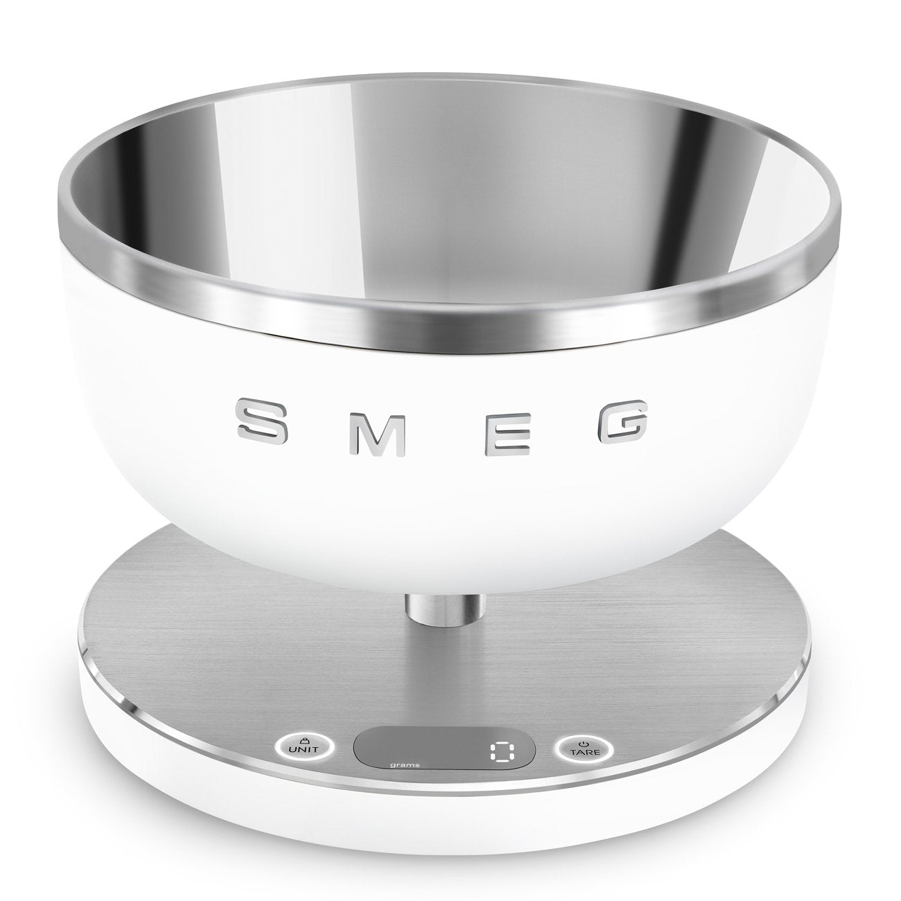 EAN 8017709338190 - Smeg KSC01WHMWW báscula de cocina Acero inoxidable, Blanco Encimera Alrededor Báscula electrónica de coci imagen 1