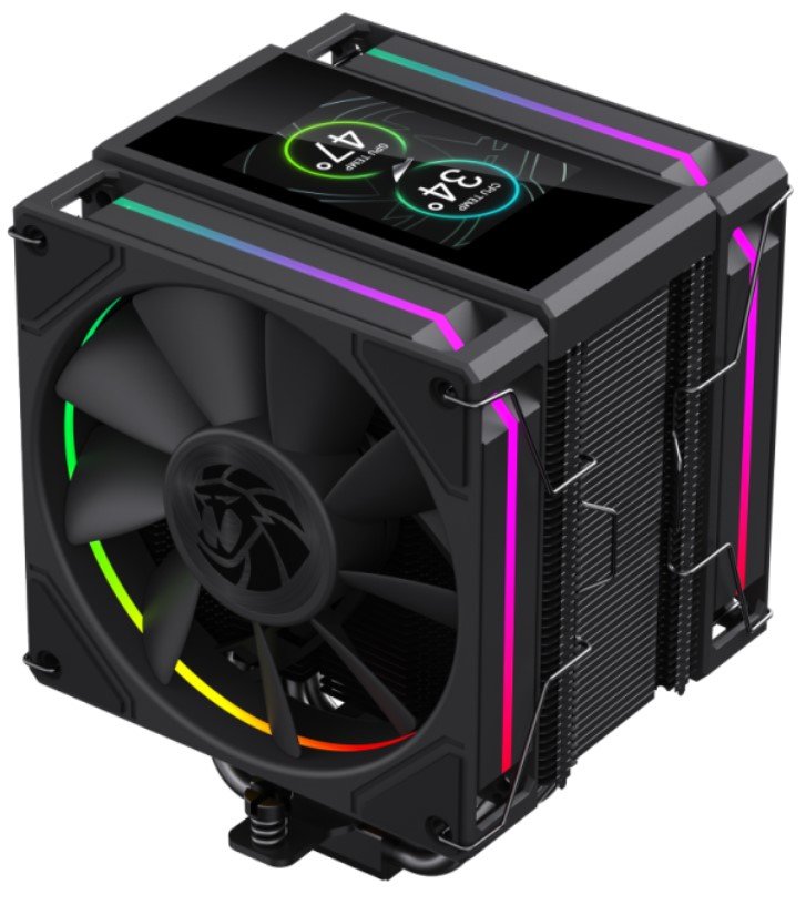 Gamemax  Cpu Air Cooler  Sigma 620 Lcd  Black