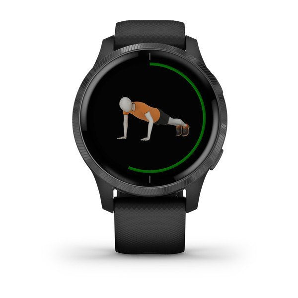 Reloj Deportivo Con Gps Garmin Venu Negro Bt Garmin Pay Notificaciones Salud Multisport Android/Ios