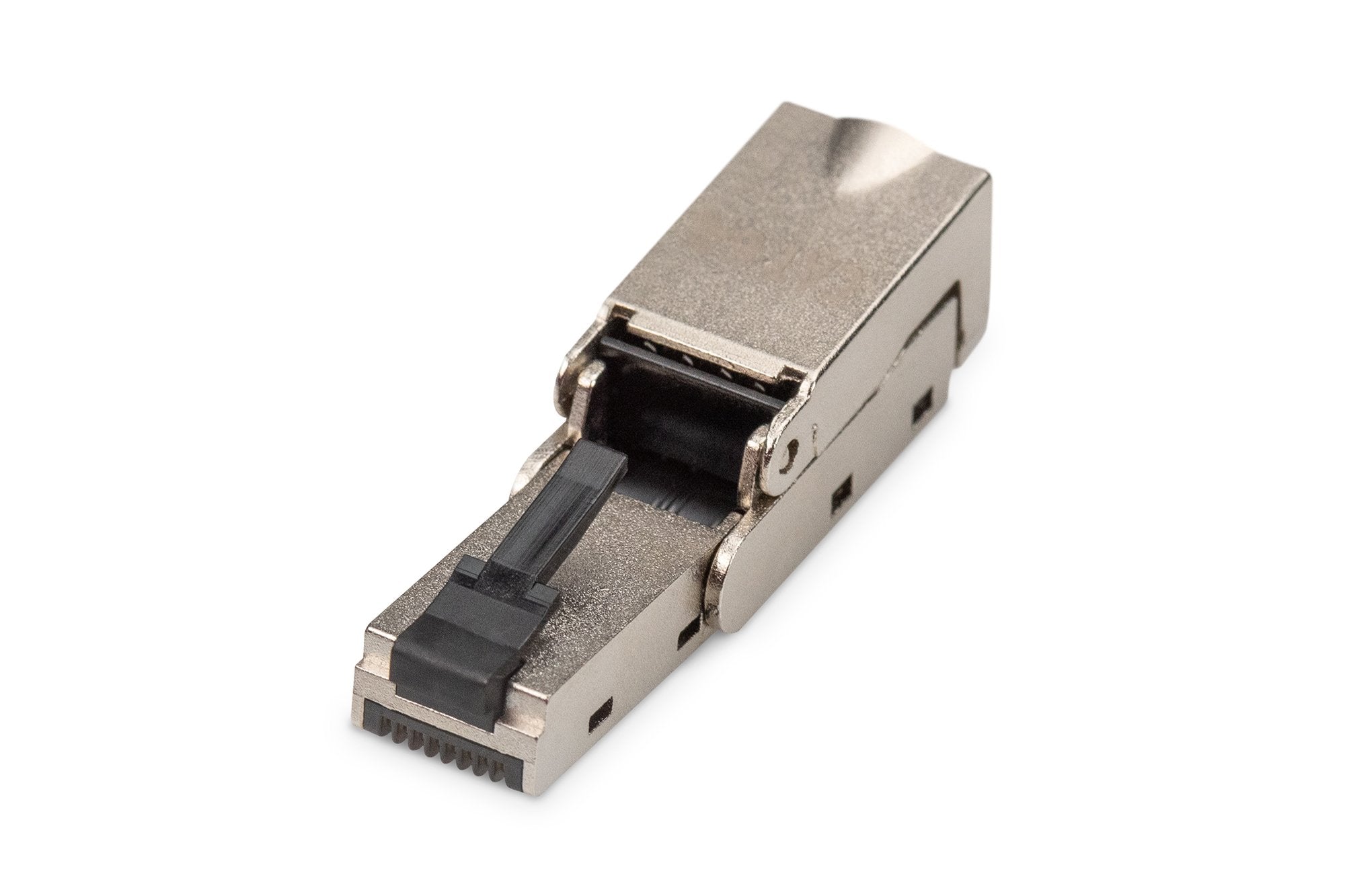 Conector De Campo Rj45 Cat.6a, Stp, Articulado Flexible Tapa Guardapolvo, Manguito De Protección Metalico Digitus