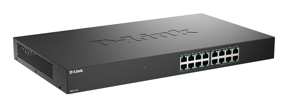 EAN 0790069477027 - D-Link DMS-1016 No administrado L2+ 2.5G Ethernet (100/1000/2500) Negro imagen 2