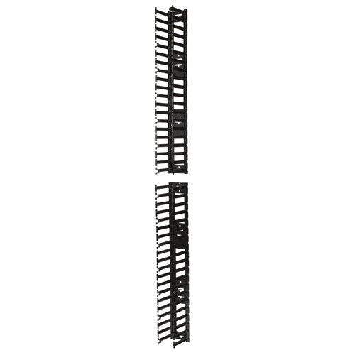 Apc Kit De Administración De Cables Para Bastidor Negro 42u Conforme A La Taa (Paquete De 2) Para Netshelter Sx