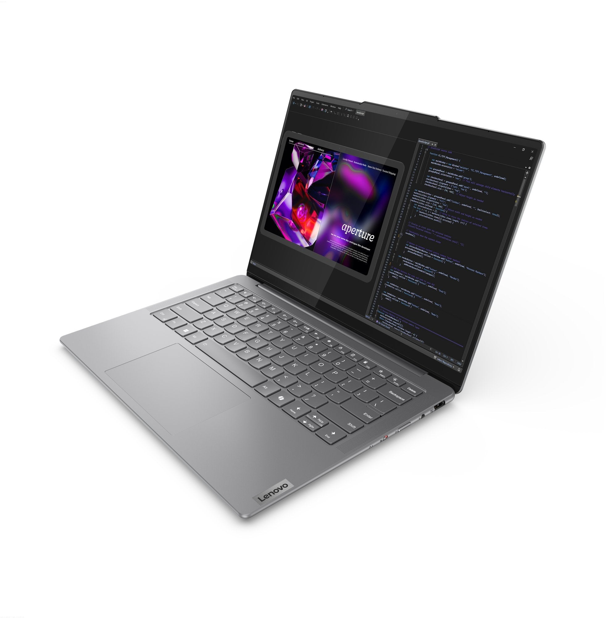 Portatil  Lenovo  14"  Yoga Slim 7 14imh9 Intel Core Ultra 7 155hwuxga 32 Gb Lpddr5-Sdram 1 Tb Ssd Wi-Fi 6e (802.11ax) Windows 11 Home Español Gris