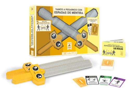 EAN 810083046464 - Asmodee EKISWRD01ES juego de tablero Vamos a pegarnos con espadas de mentira 20 min Juego de mesa Partido imagen 3