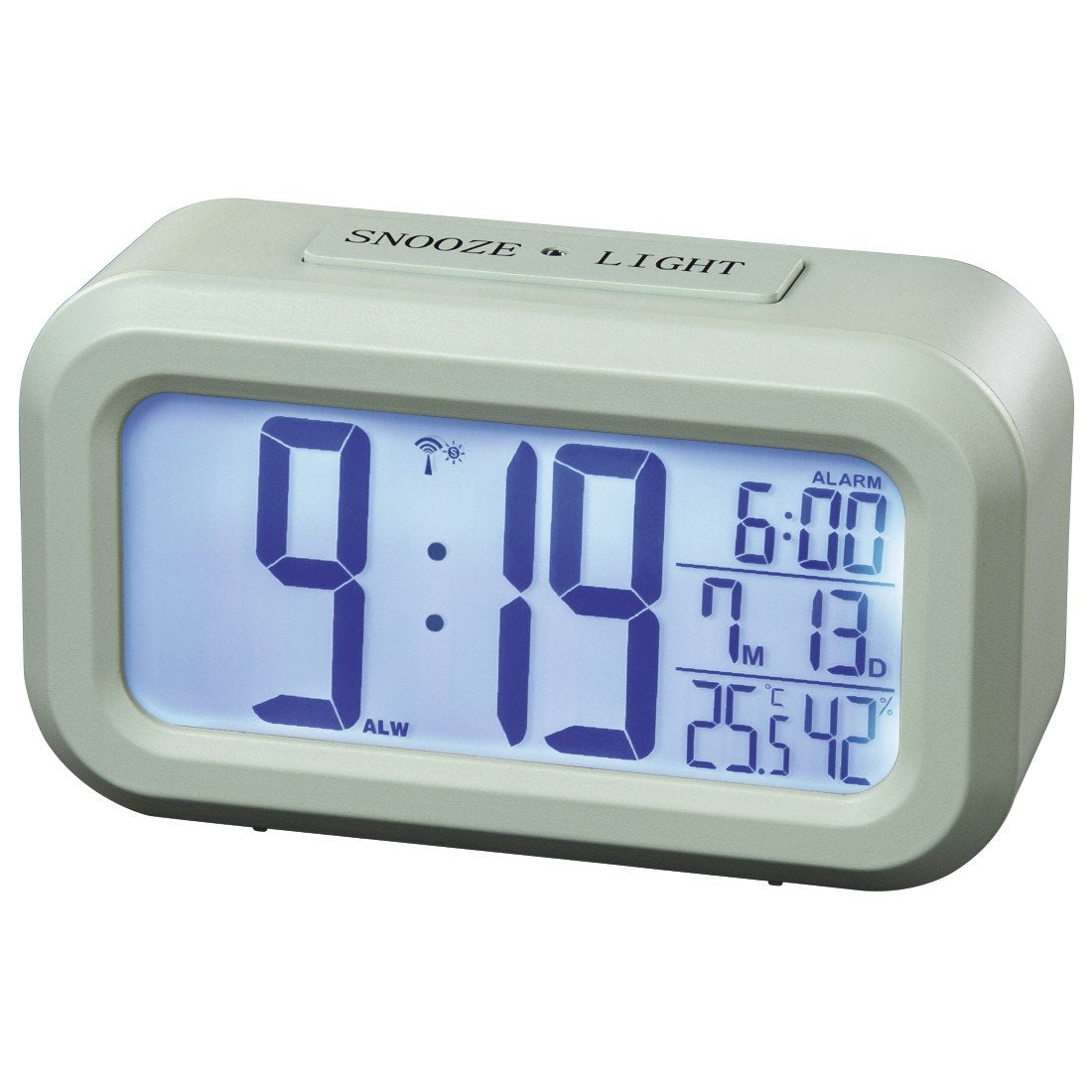 Hama Rc 660 Reloj De Sobremesa Digital Color Menta Rectangular