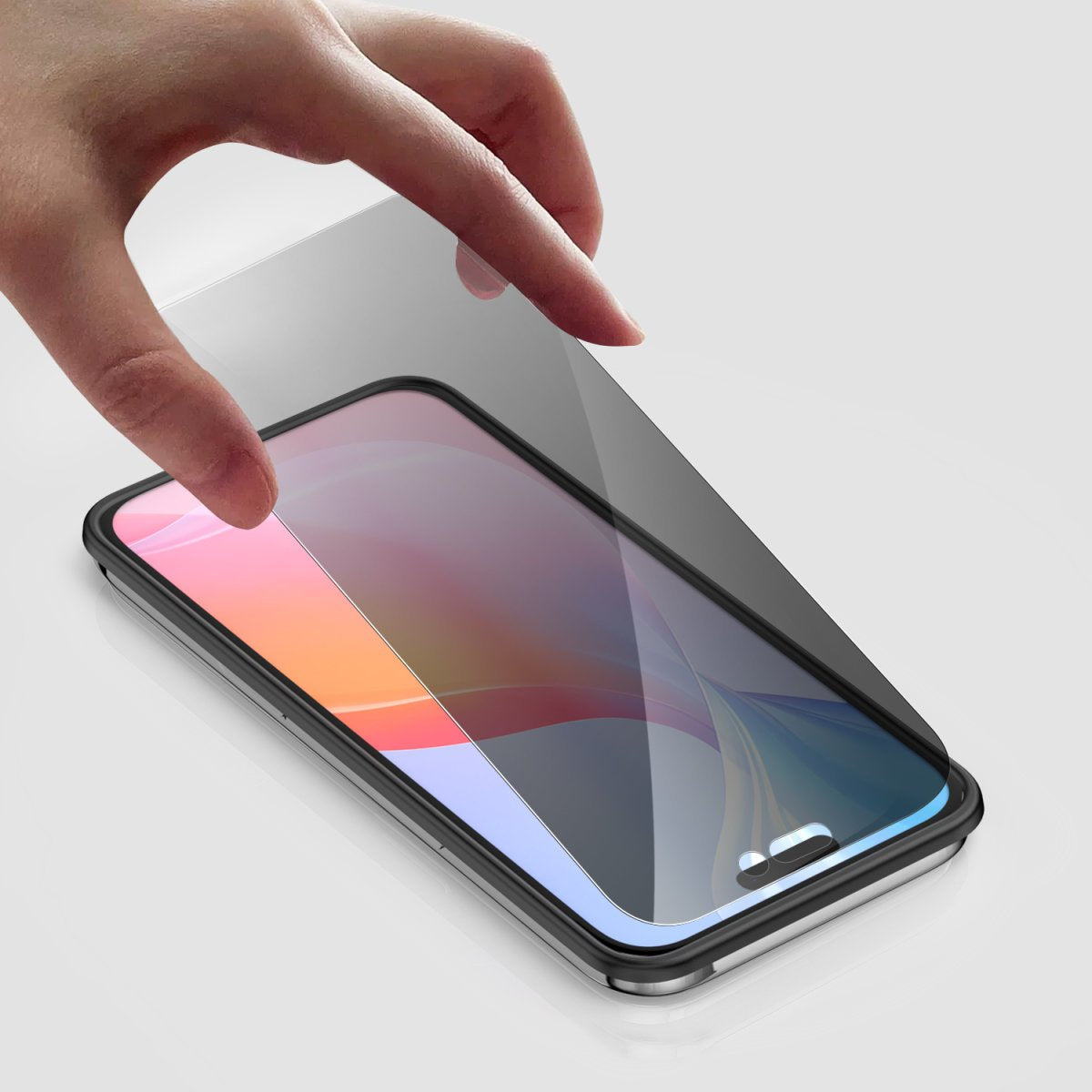 4smarts Second Glass Privacy Mit Montagerahmen Iphone 16