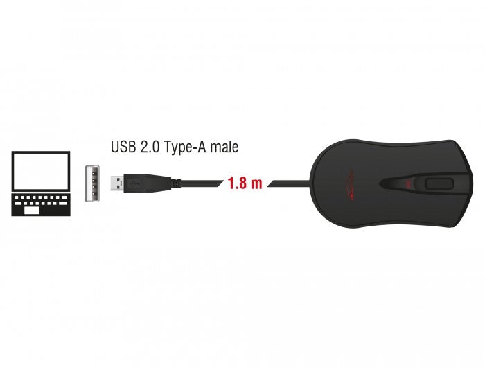 Optico 4-Tasten Usb Gaming Raton