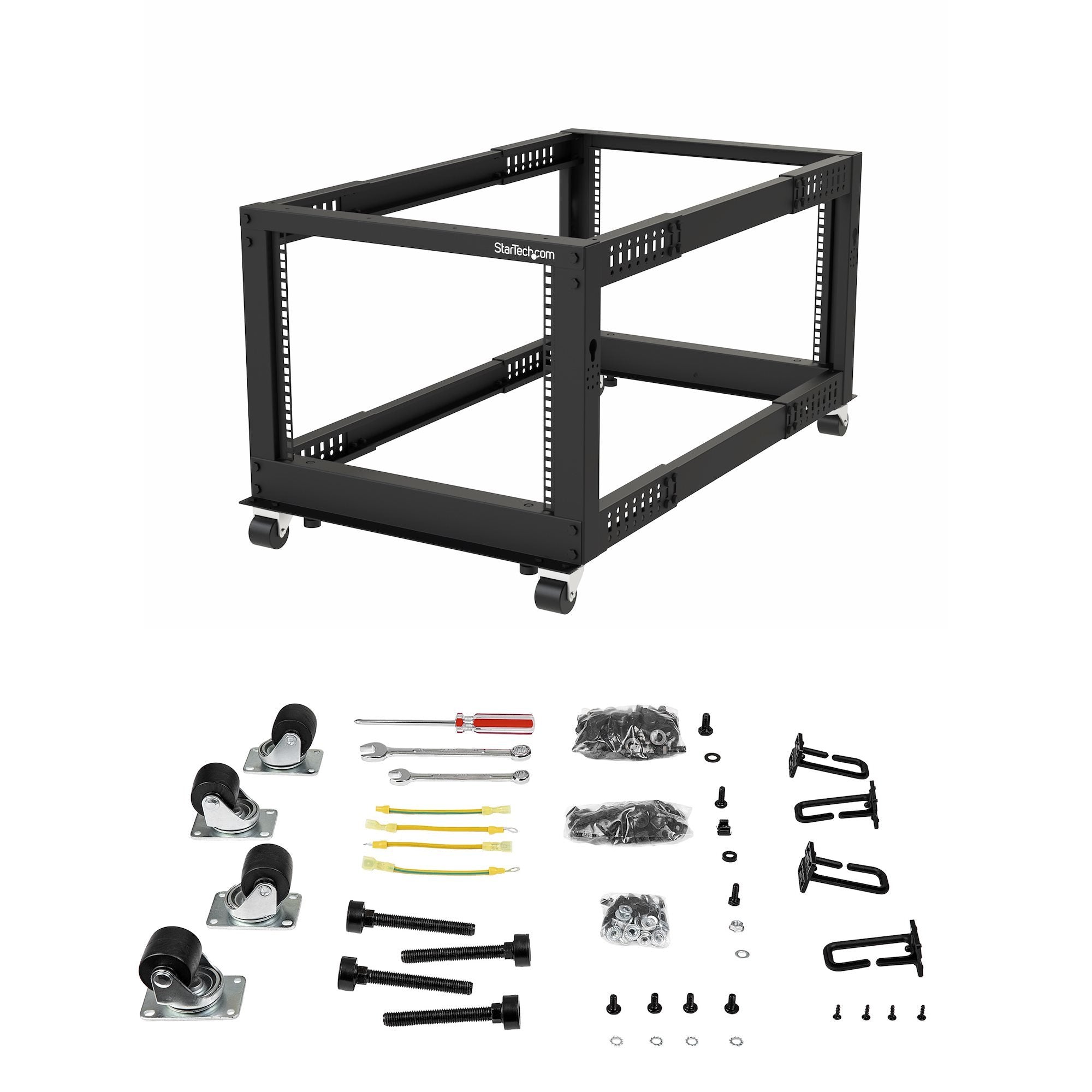 Startech Rack Marco Abierto Con Profundidad Ajust