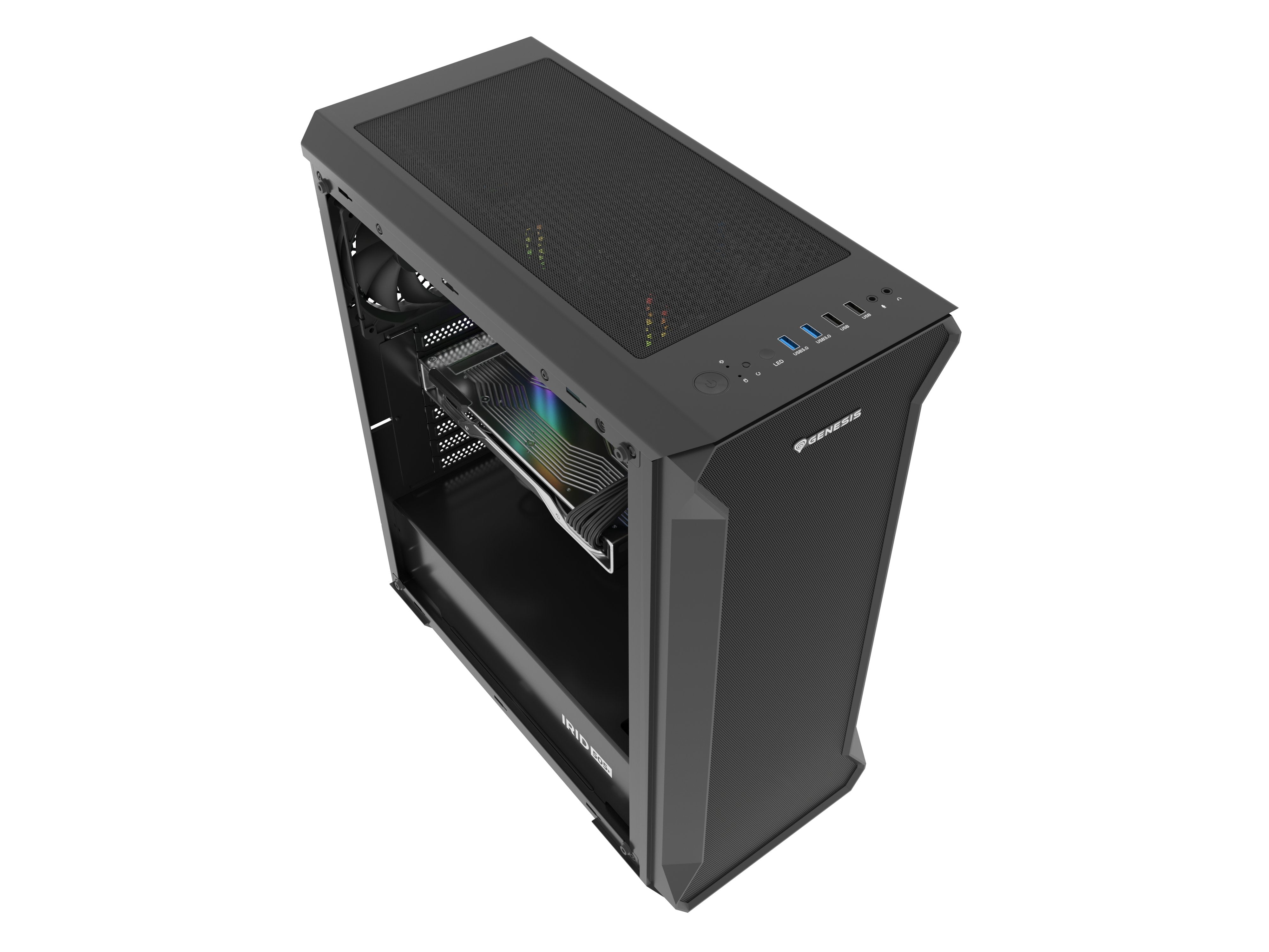 Caja Pc Genesis Irid 505f Midi Tower Window