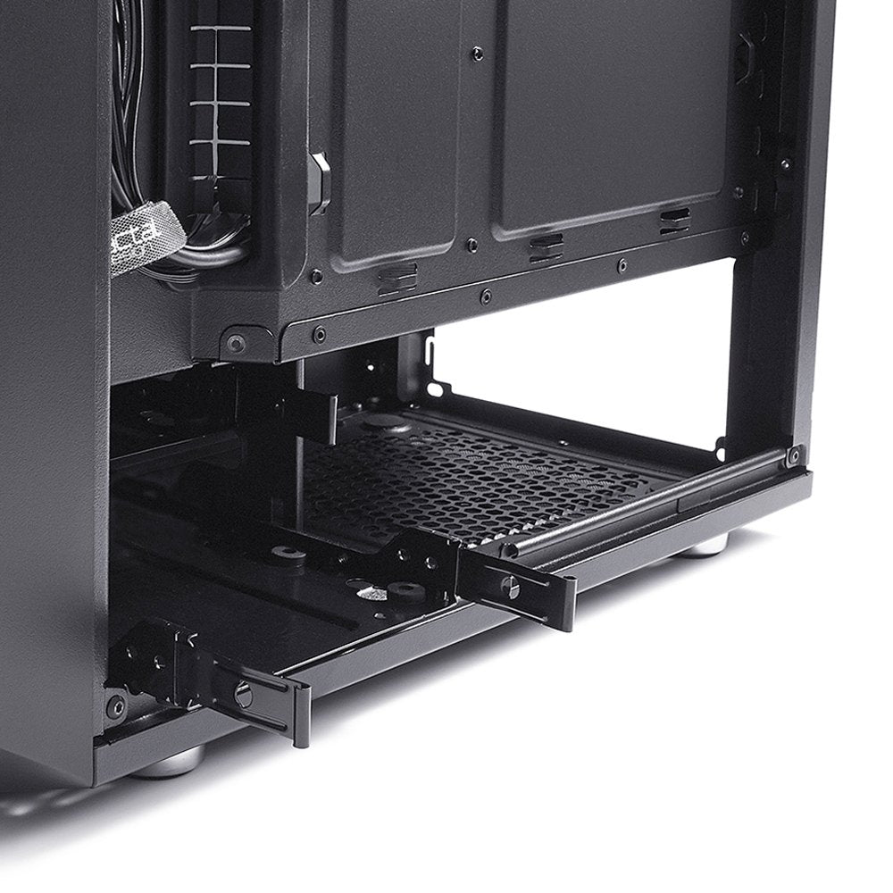 Caja Pc Fractal Design Meshify C Blackout Ventana Cristal Templado Atx, Midi-Tower, Pc, Atx,Itx,Micro-Atx, Negro, 17,5 Cm, 31,5 Cm