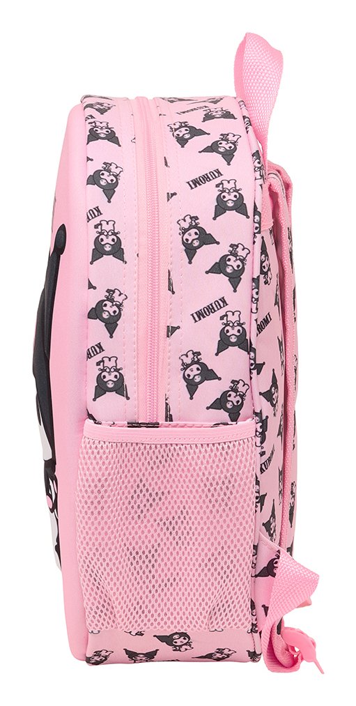 Mochila 3d Kuromi Hello Kitty 33cm