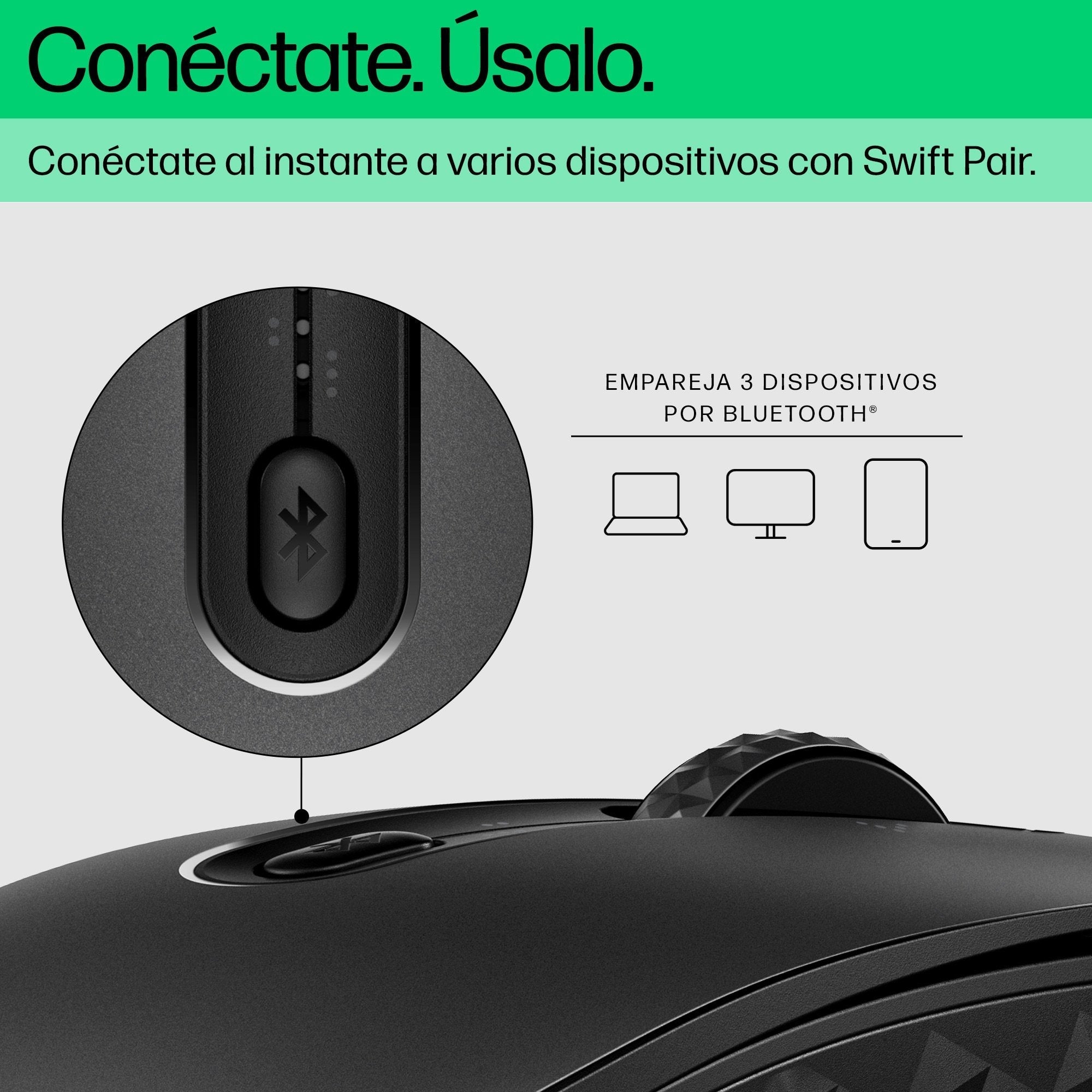 Ratón Inalámbrico Recargable Hp 695