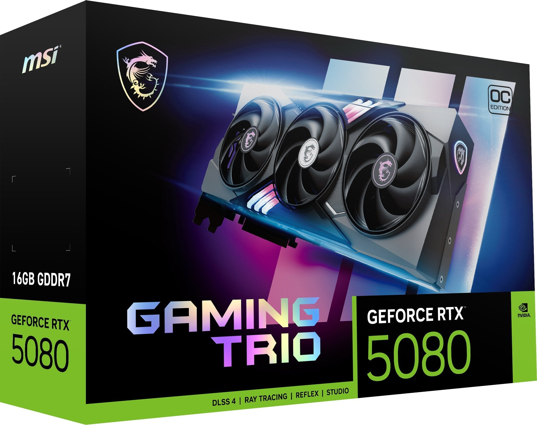 EAN 4711377292160 - MSI GAMING GEFORCE RTX 5080 16G TRIO OC tarjeta gráfica NVIDIA 16 GB GDDR7 imagen 7